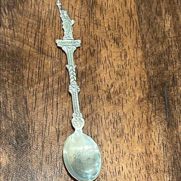 Centennial 1886-1986 Silver Souvenir Spoon - Picture 1 of 7